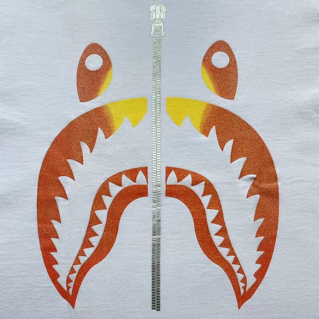 A bathing ape 閃粉印花tee
