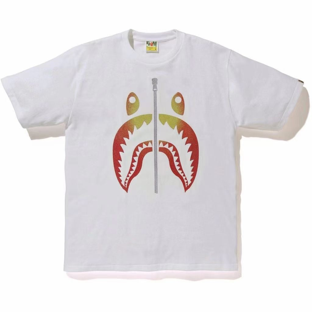 A bathing ape 閃粉印花tee