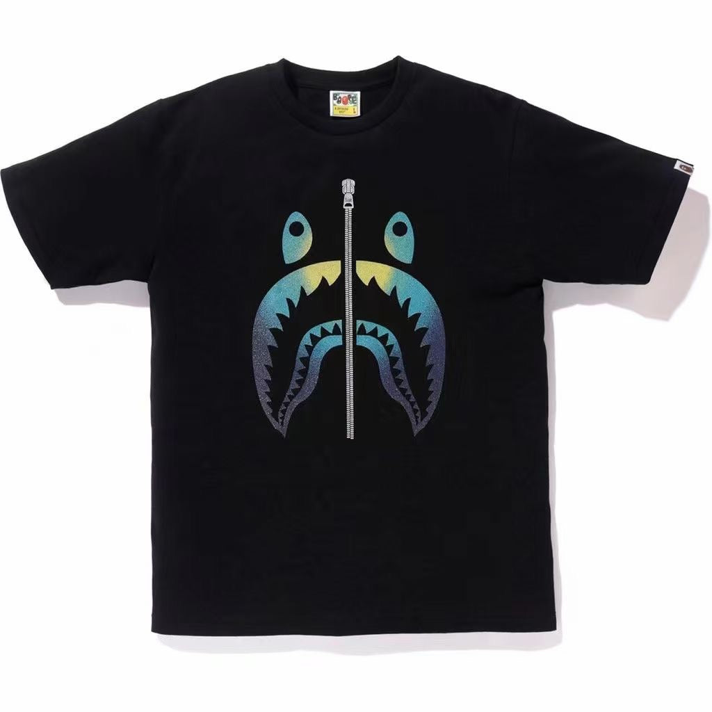 A bathing ape 閃粉印花tee