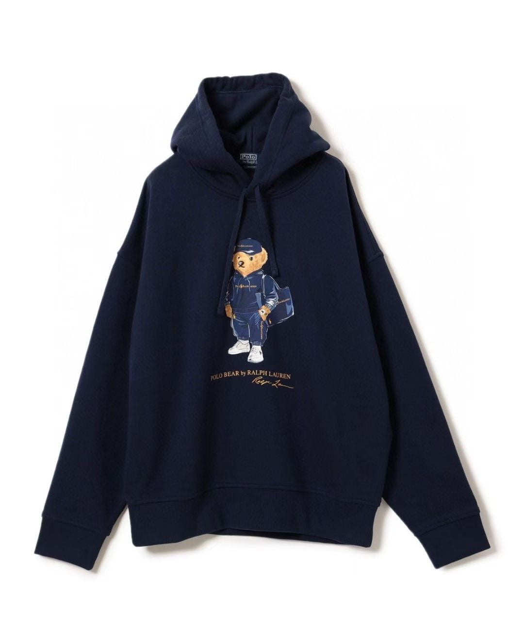Polo bear with tote bag logo hoodies