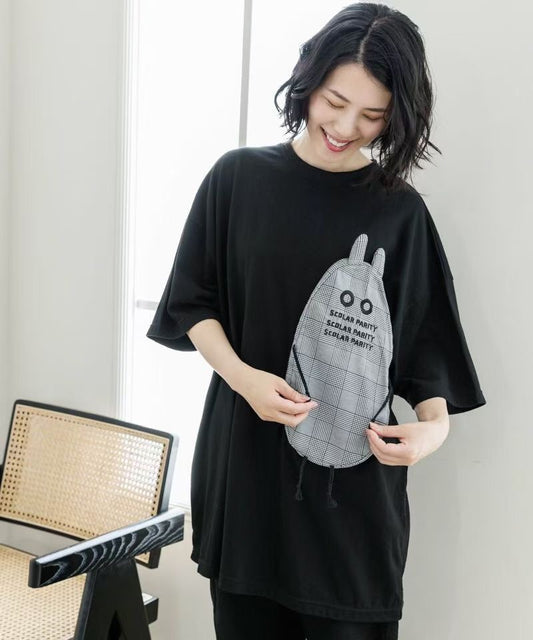 Scolar刺繡拉鏈tee