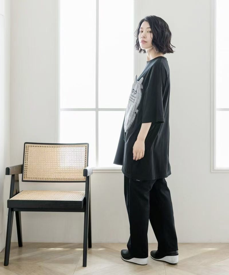 Scolar刺繡拉鏈tee
