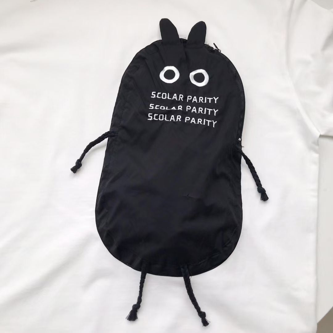Scolar刺繡拉鏈tee
