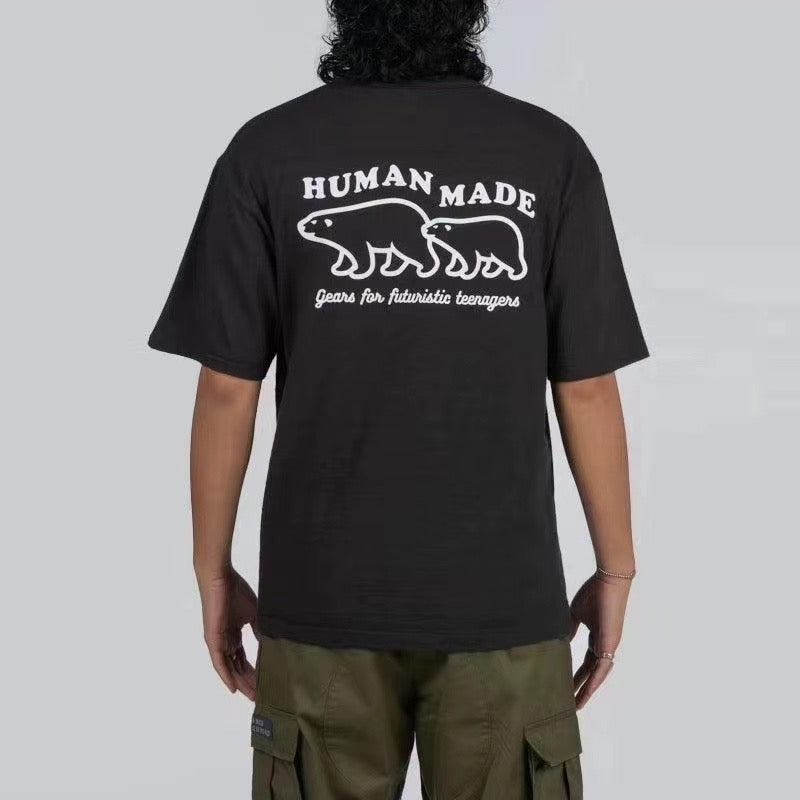 Human made polar bear tee