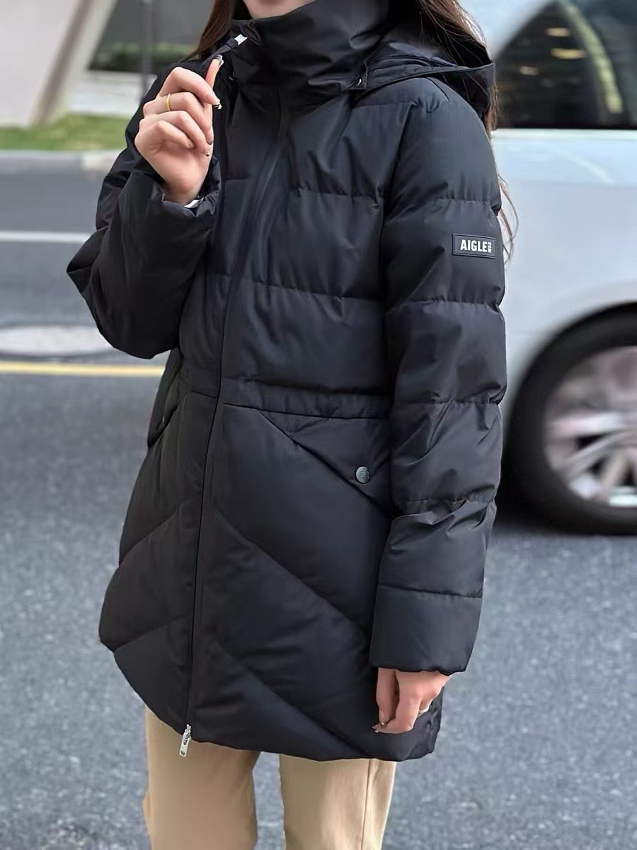 Aigle中長羽絨