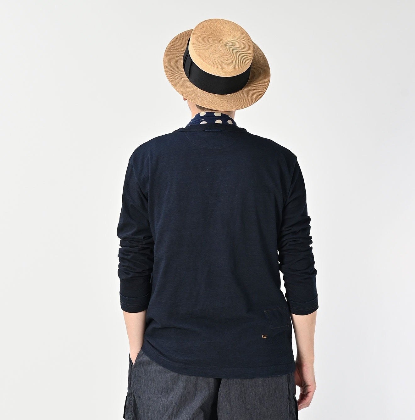 45R 淨色長袖tee