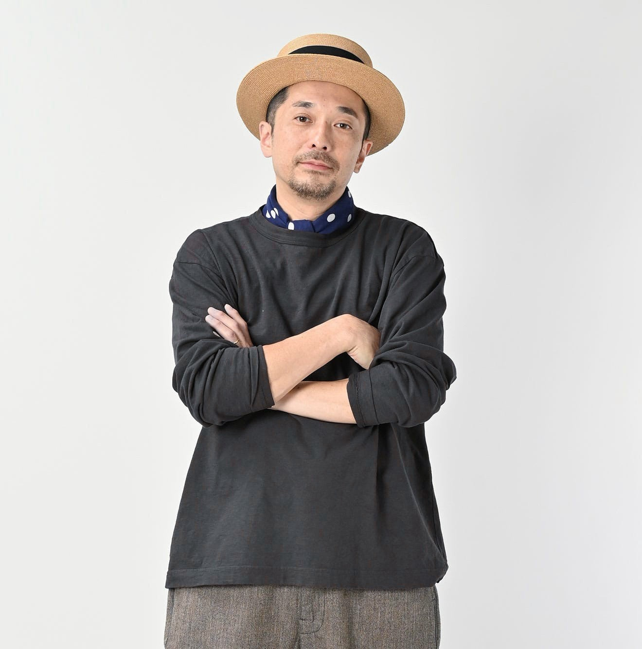 45R pocket長袖tee