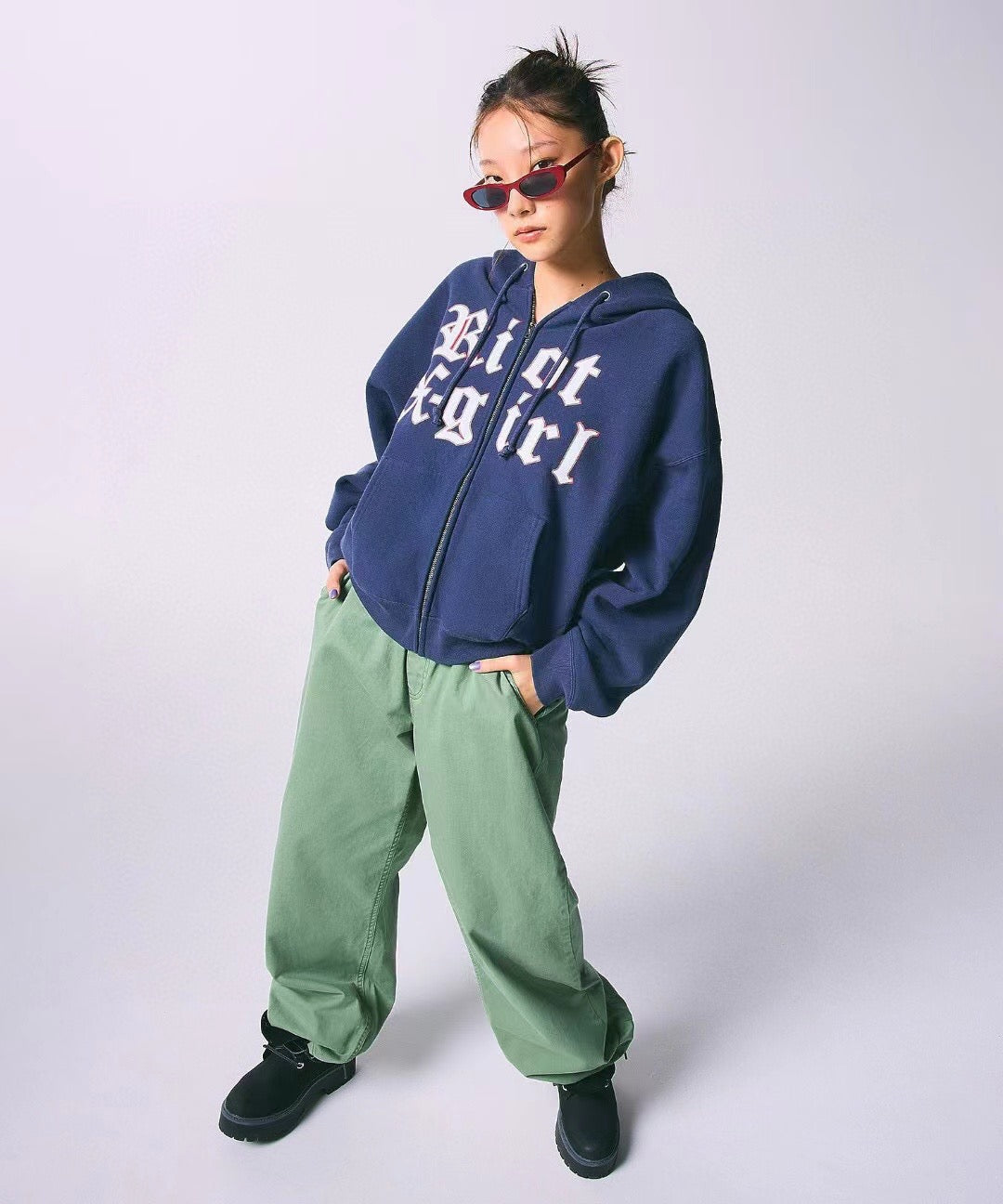 X girl x champion hoodies jacket