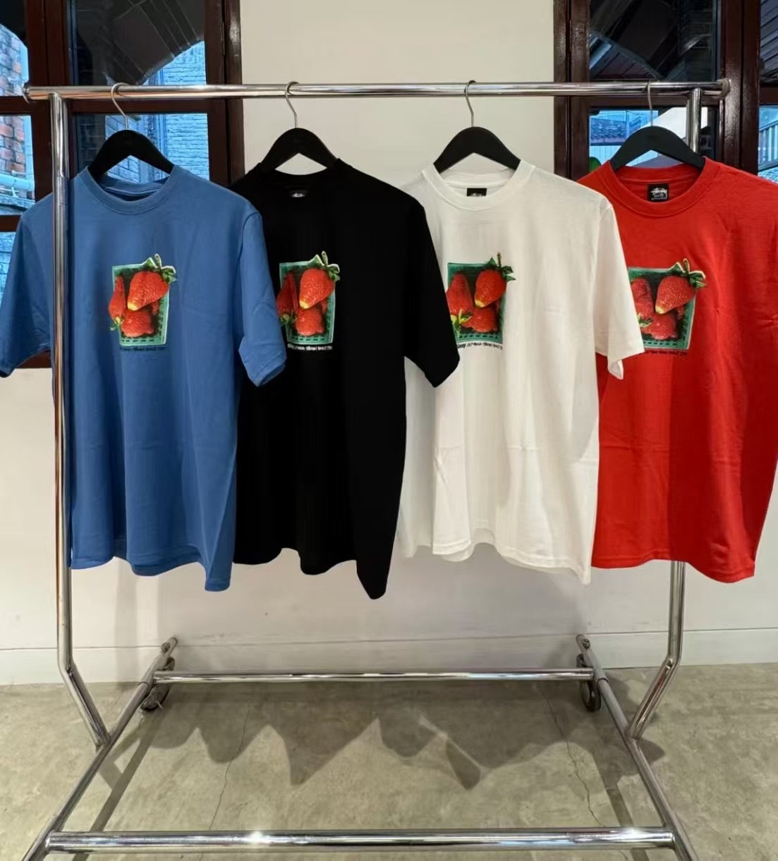 Stussy x strawberry tee