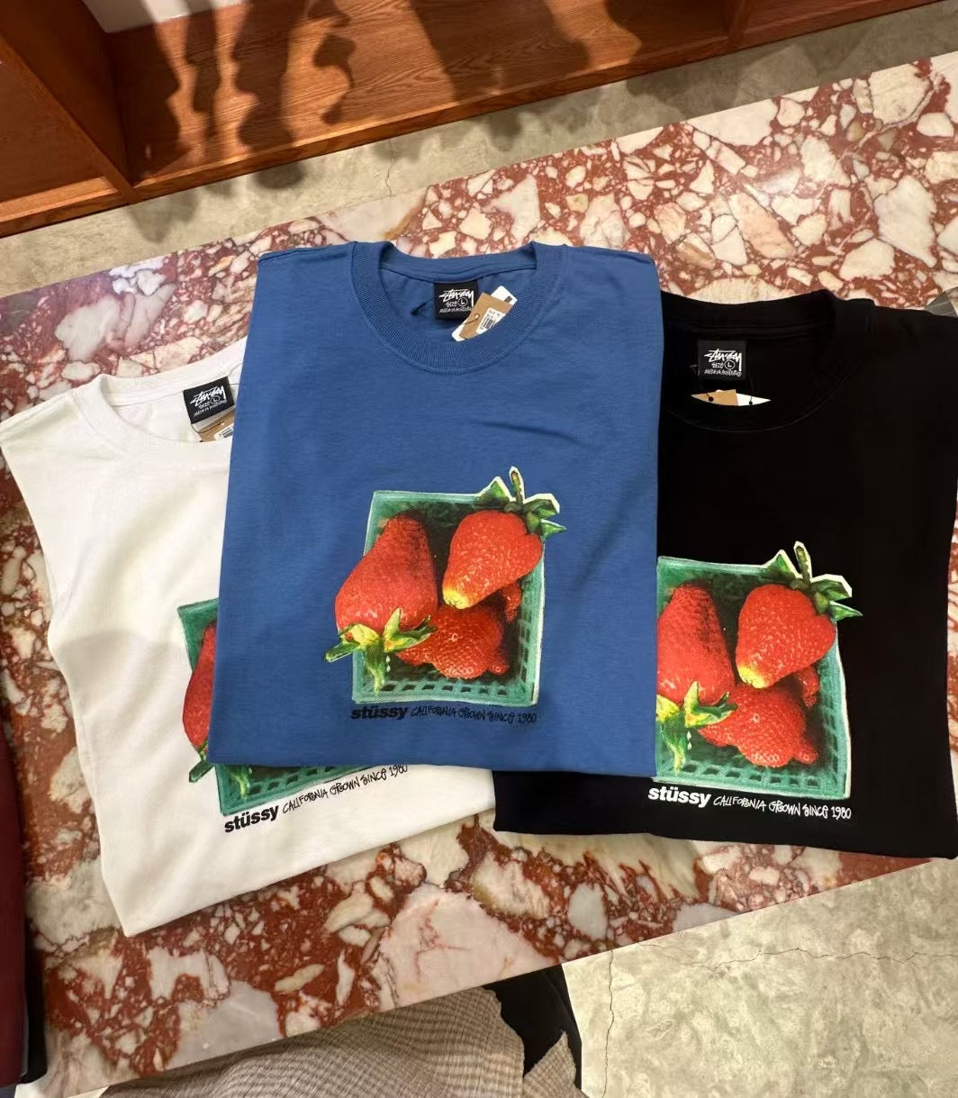 Stussy x strawberry tee