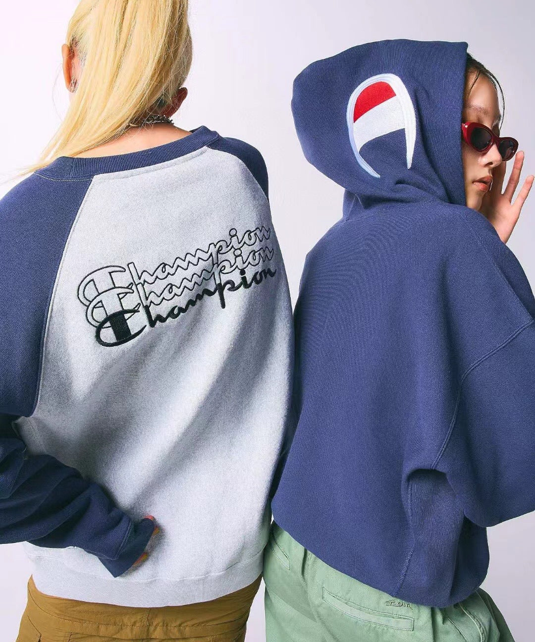 X girl x champion hoodies jacket