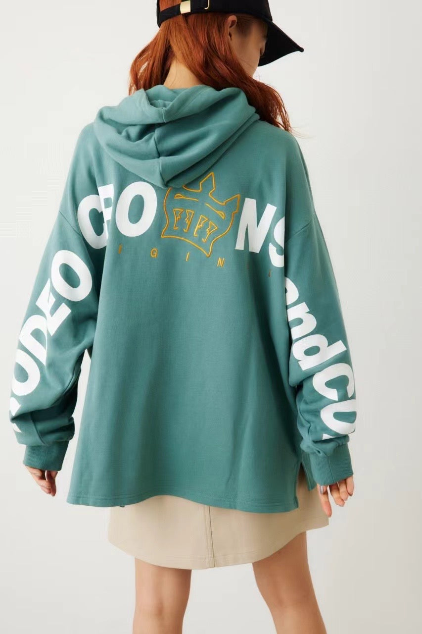 Rodeo crowns 剌繡印花hoodies