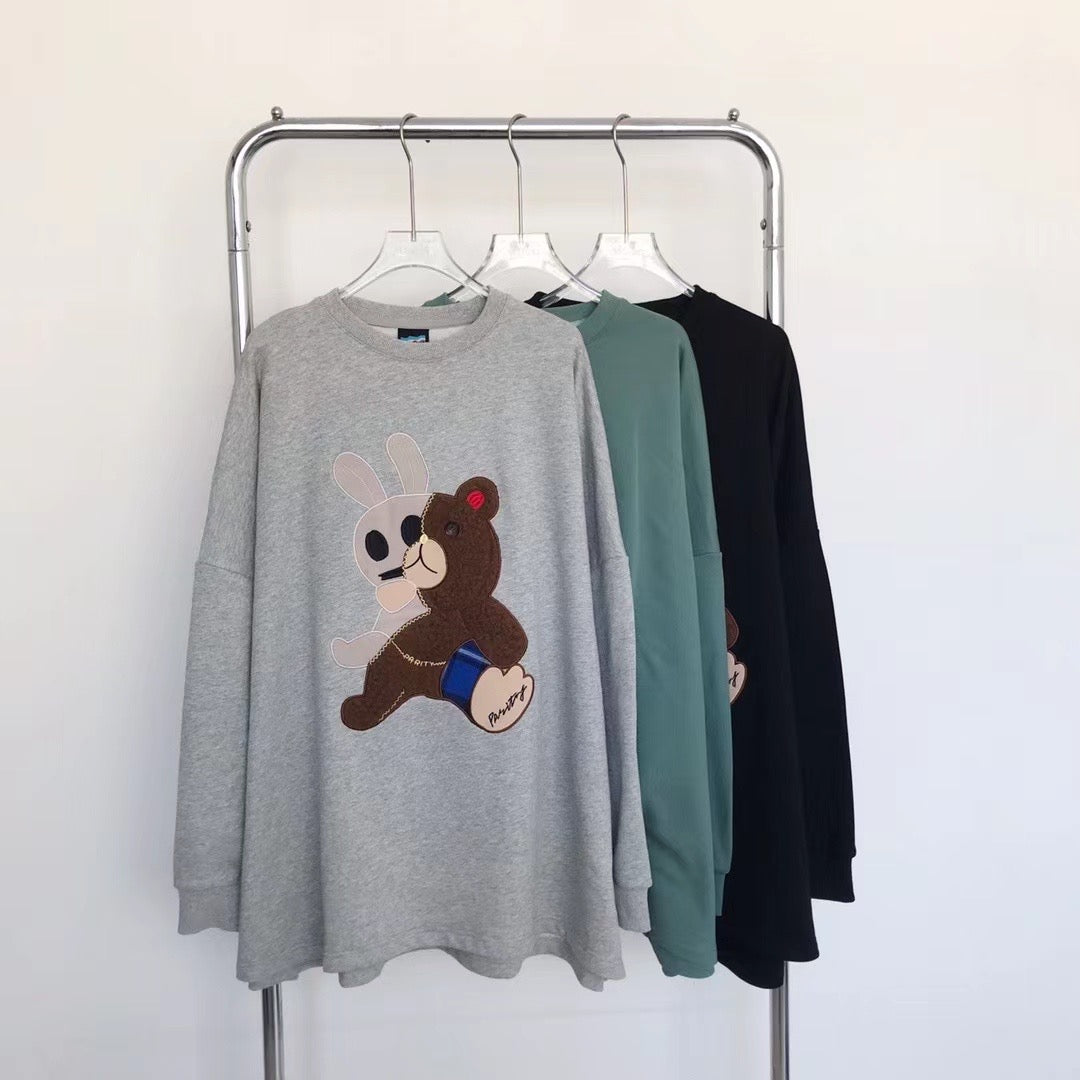 Scolar bear 闊身tee