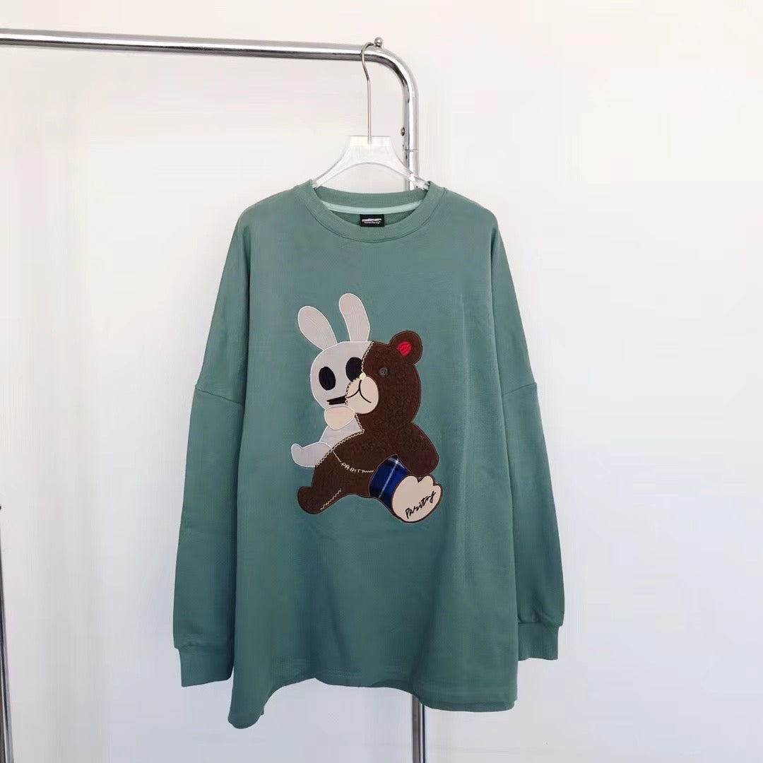 Scolar bear 闊身tee