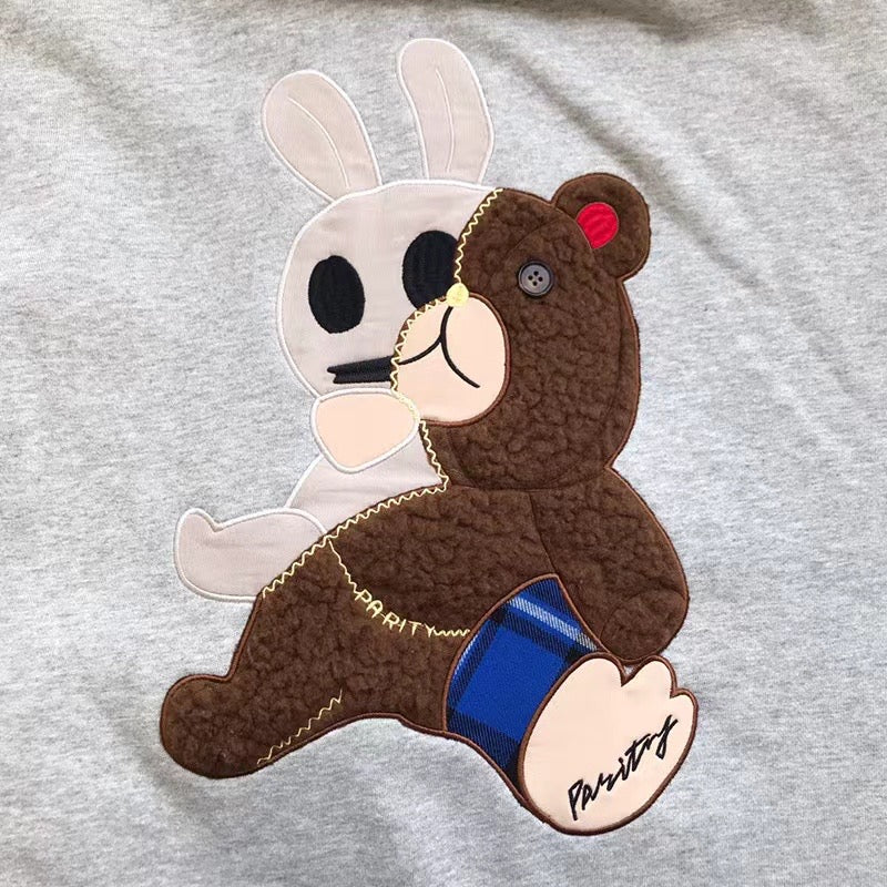 Scolar bear 闊身tee