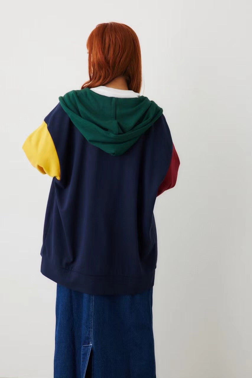 Rodeo crowns 拼色hoodies jacket