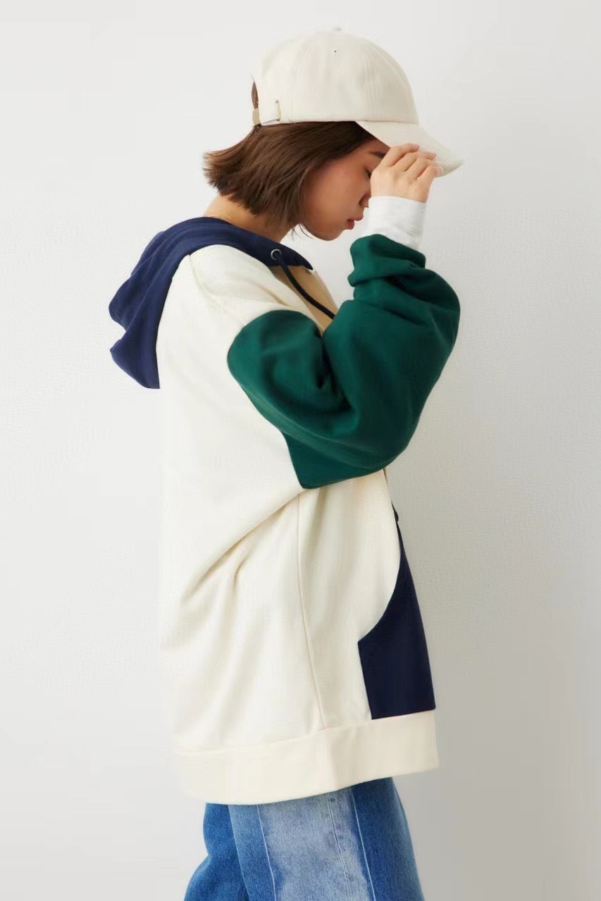 Rodeo crowns 拼色hoodies jacket