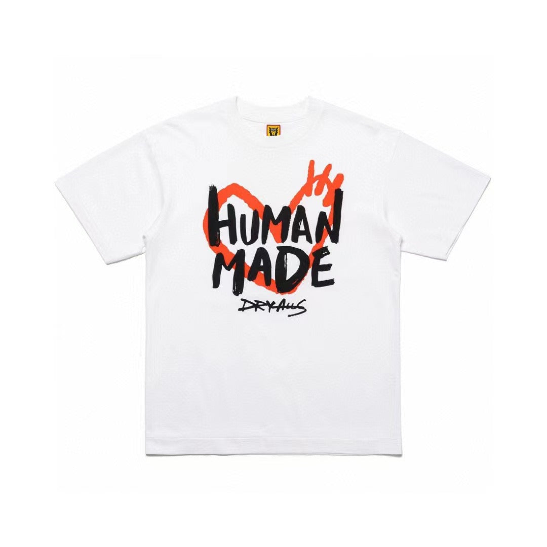 Human made 塗鴉logo tee