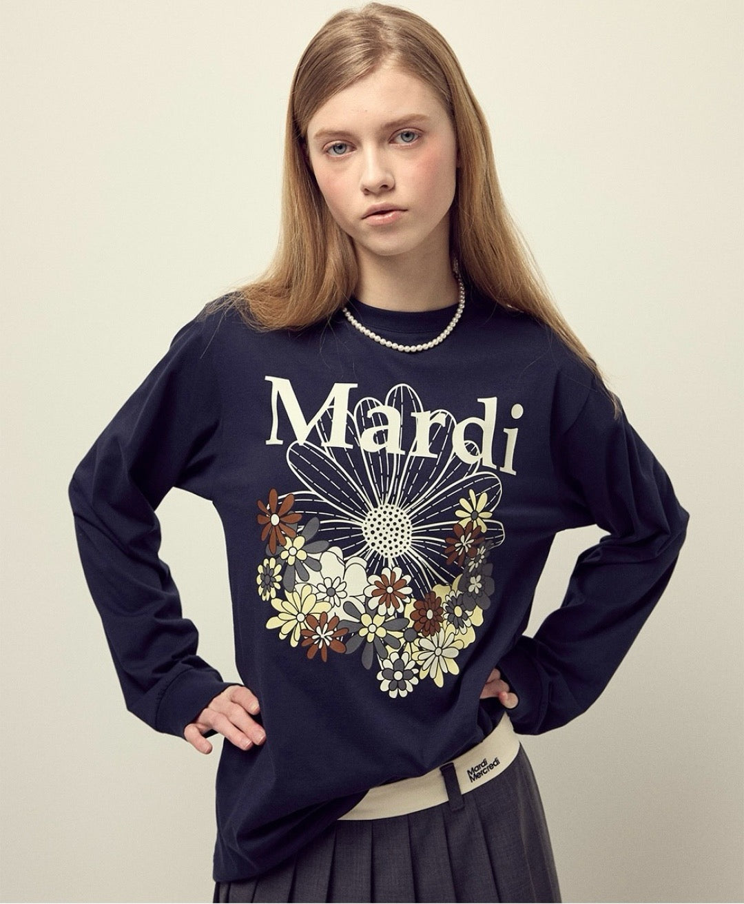 Mardi flower tee