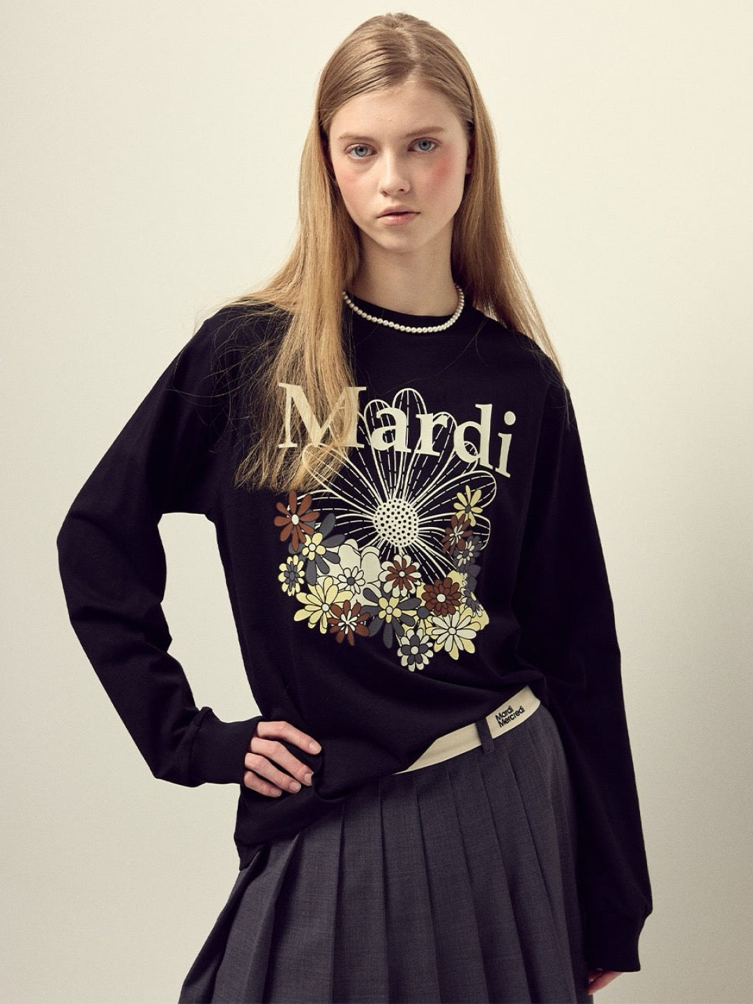 Mardi flower tee