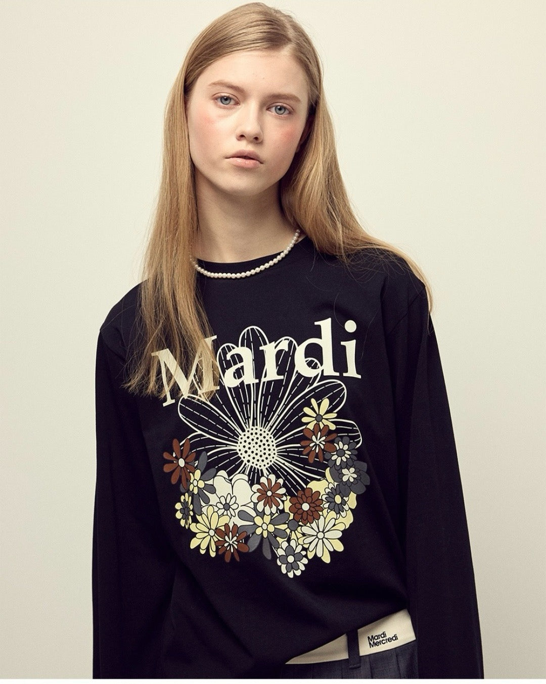 Mardi flower tee