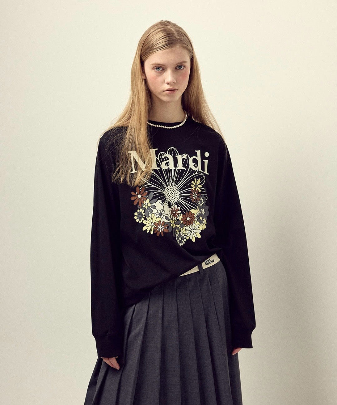 Mardi flower tee