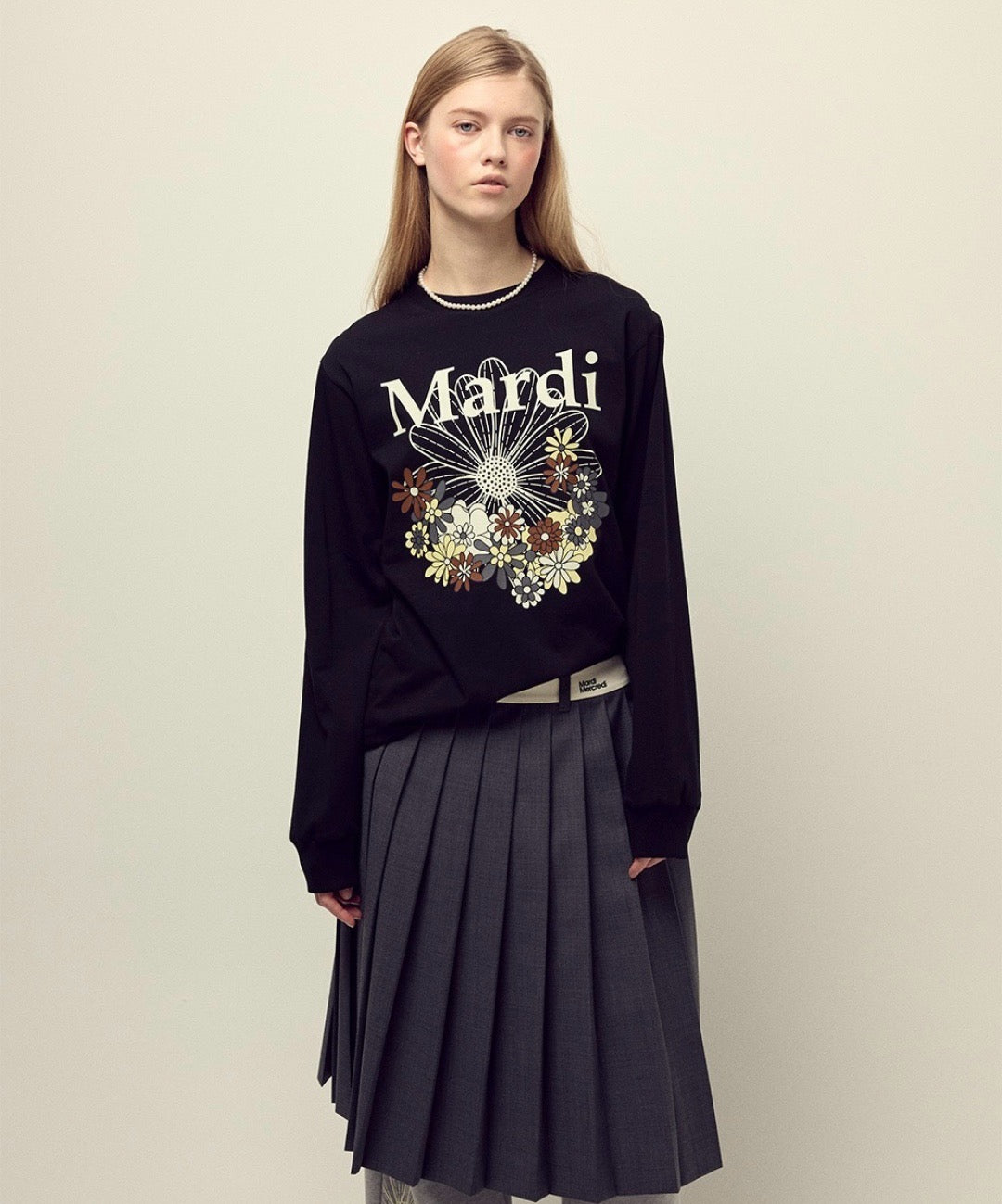 Mardi flower tee