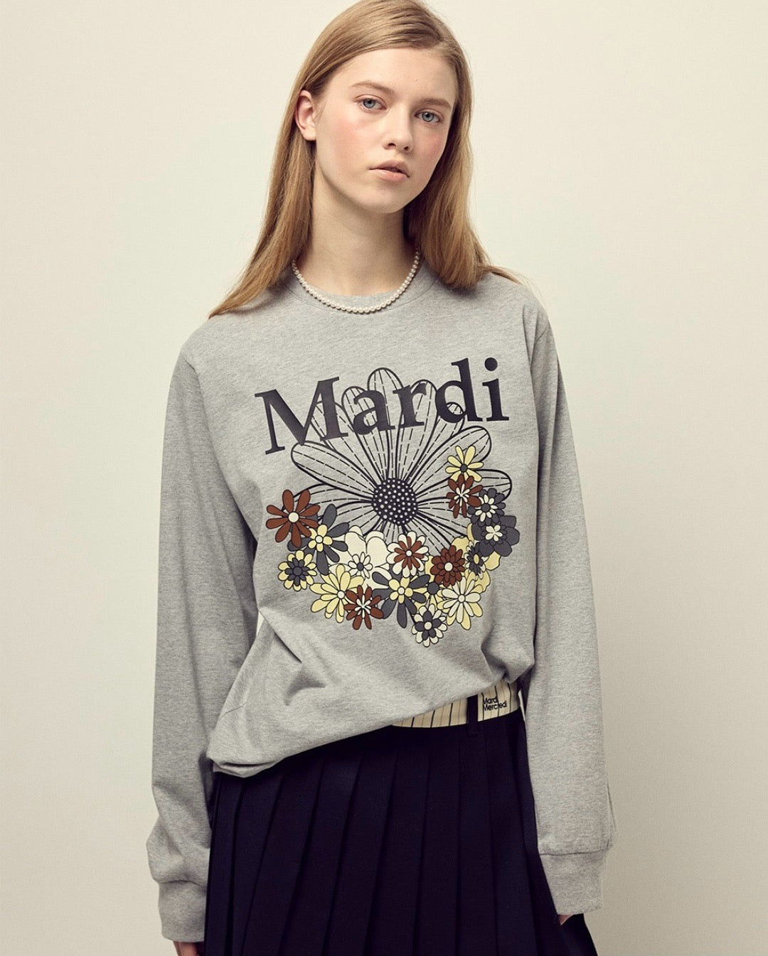 Mardi flower tee