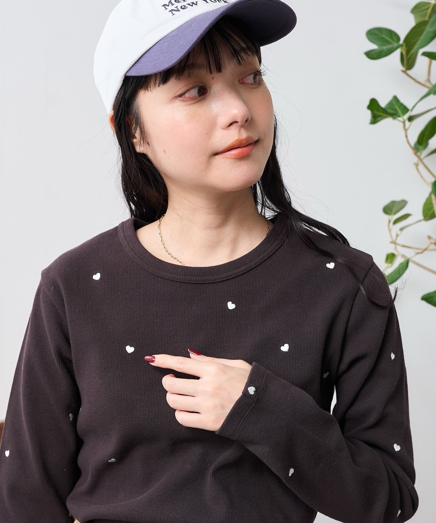 Freak store心心刺繡tee