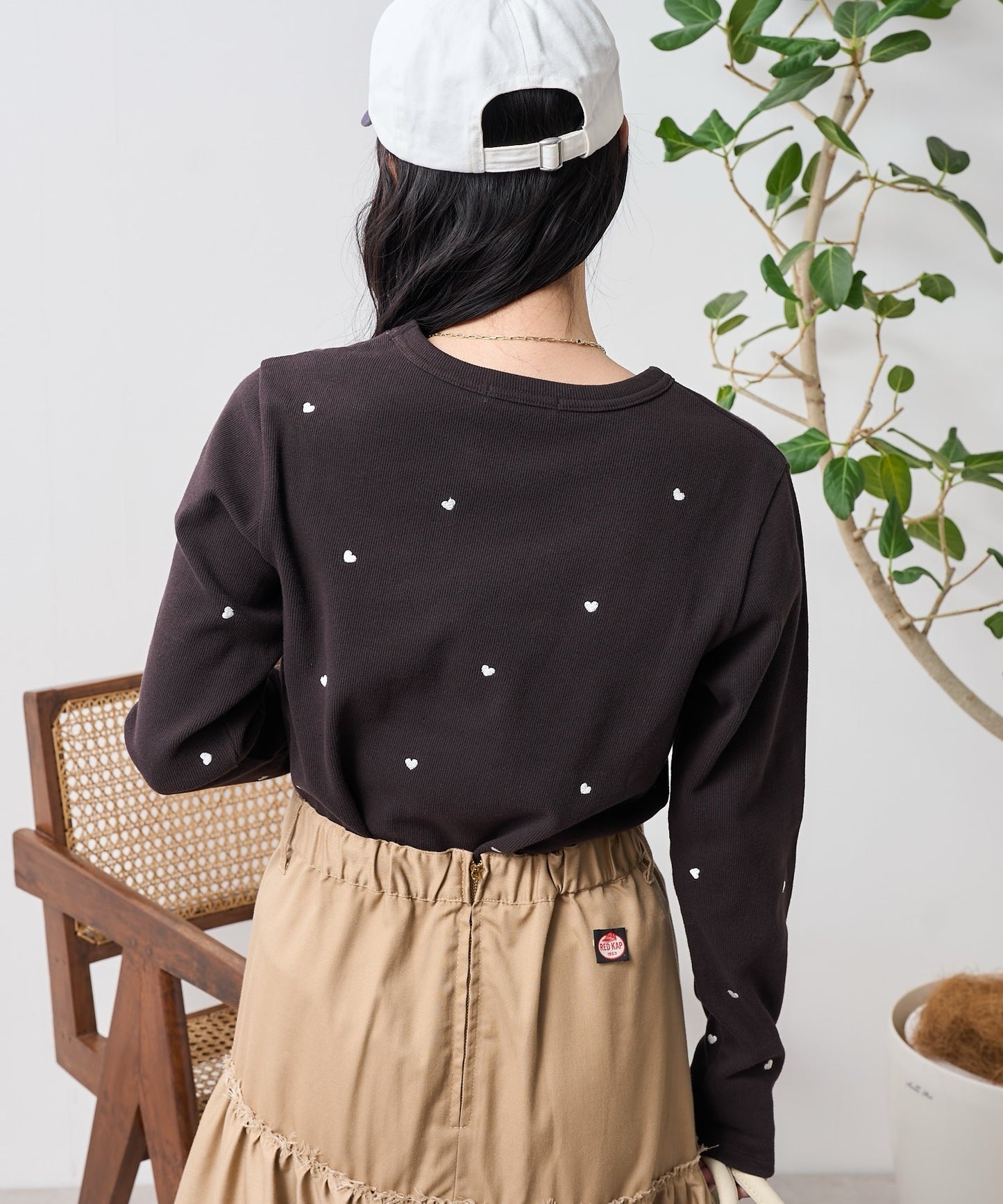 Freak store心心刺繡tee