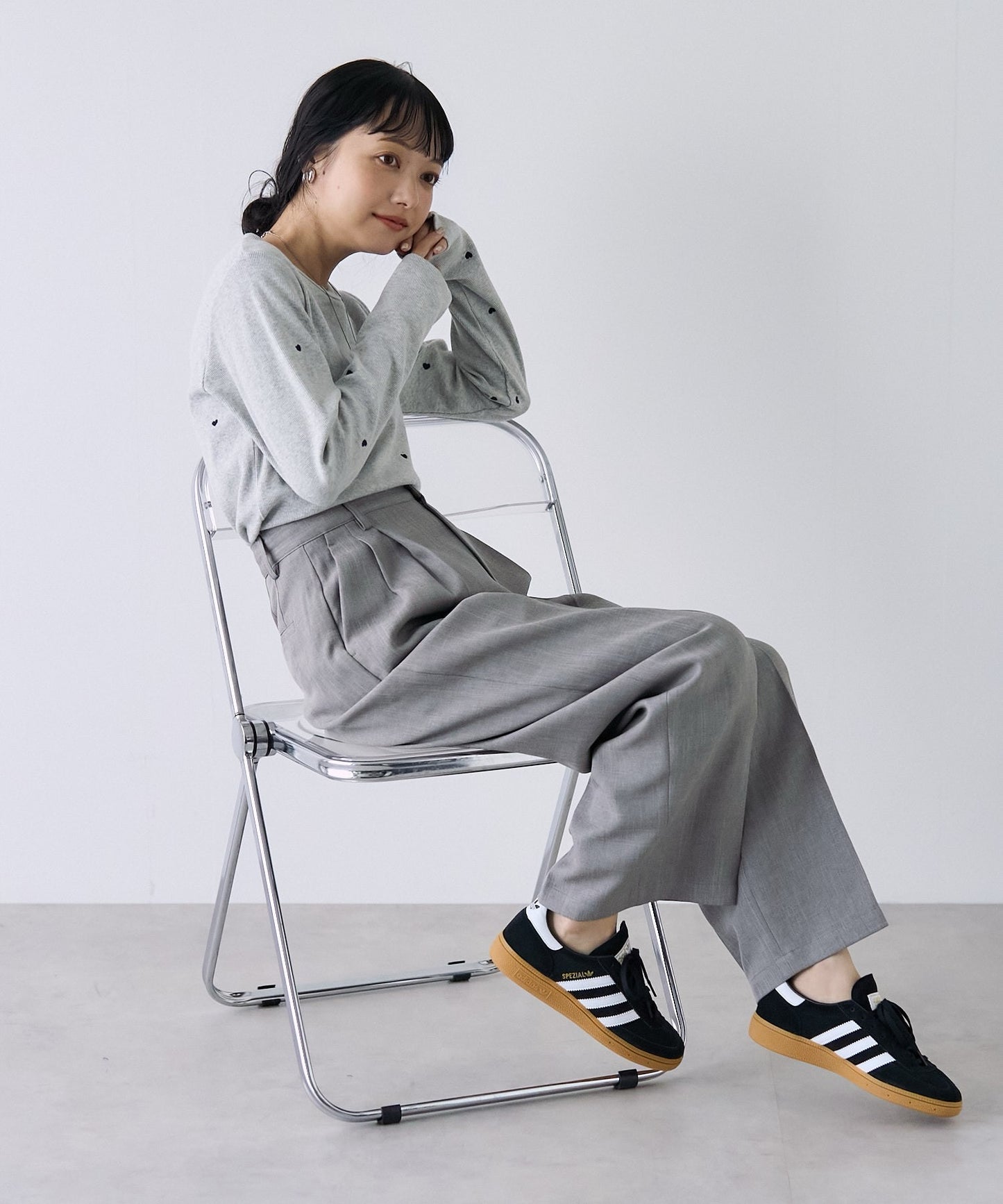 Freak store心心刺繡tee