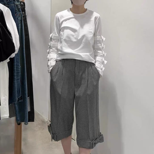 CDG girl蝴蝶結tee