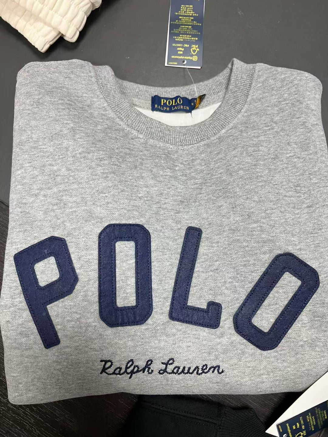 Polo logo 布貼衛衣