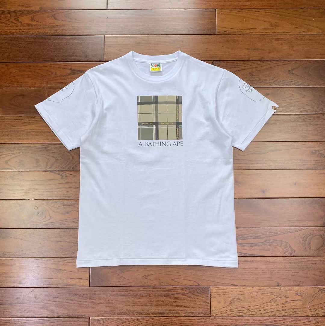 A bathing ape 格仔tee