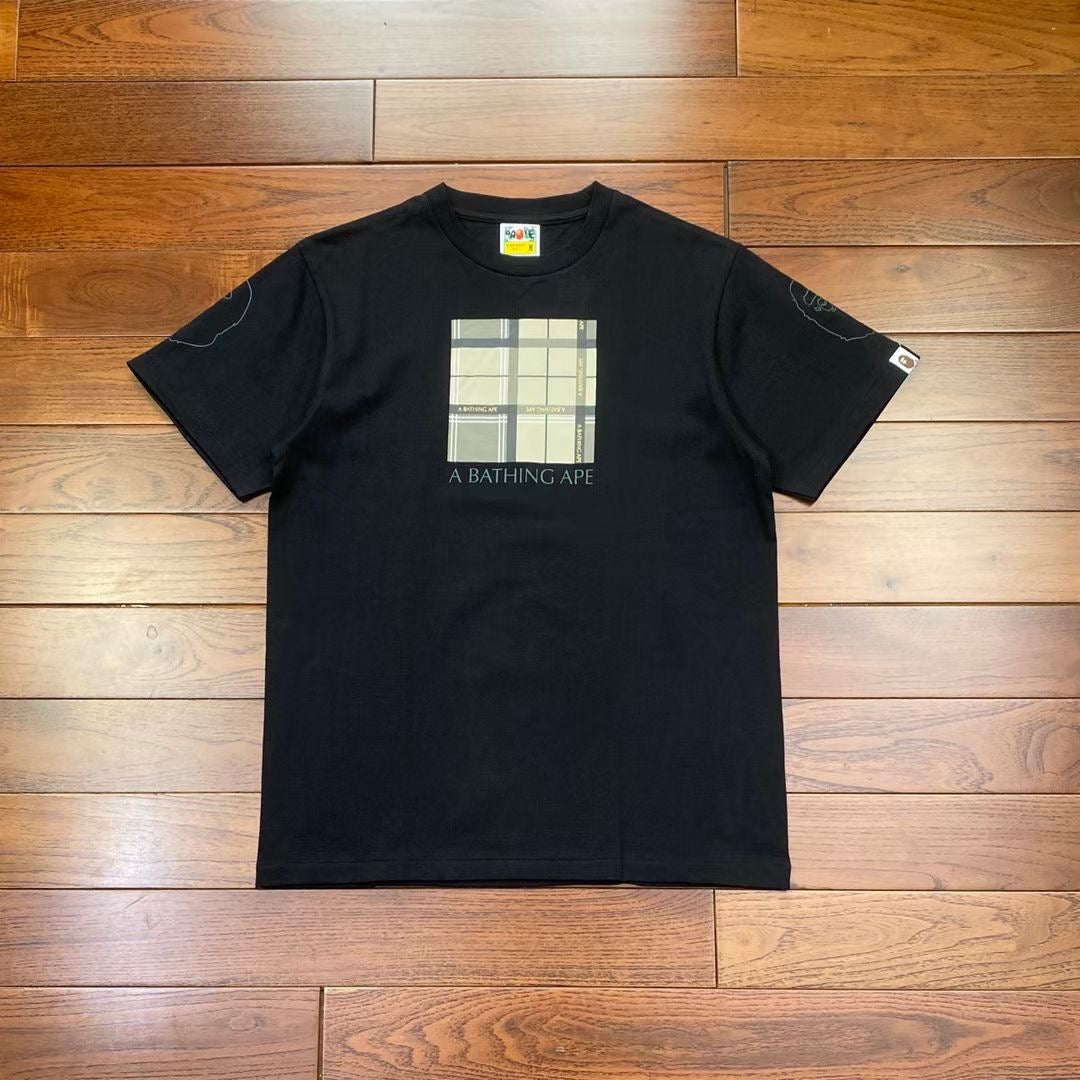 A bathing ape 格仔tee
