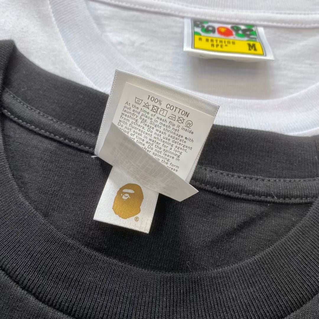 A bathing ape 格仔tee