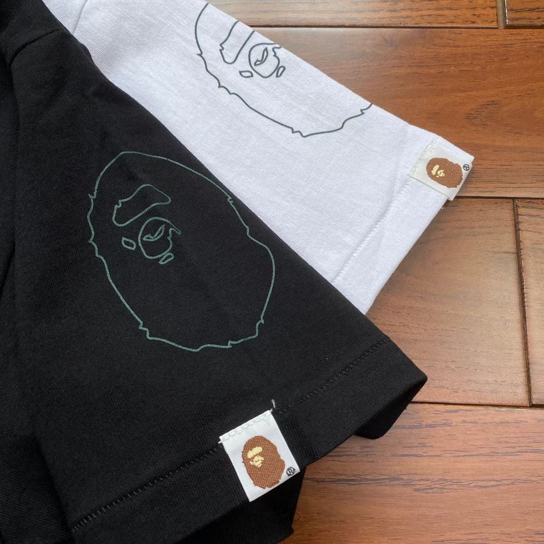 A bathing ape 格仔tee