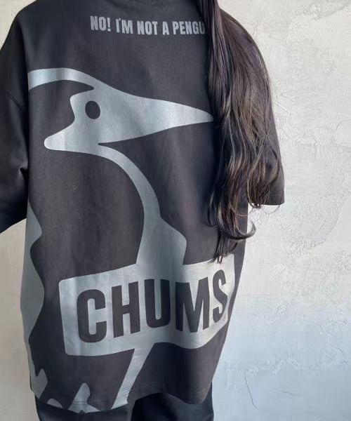 Chums闊身大logo tee