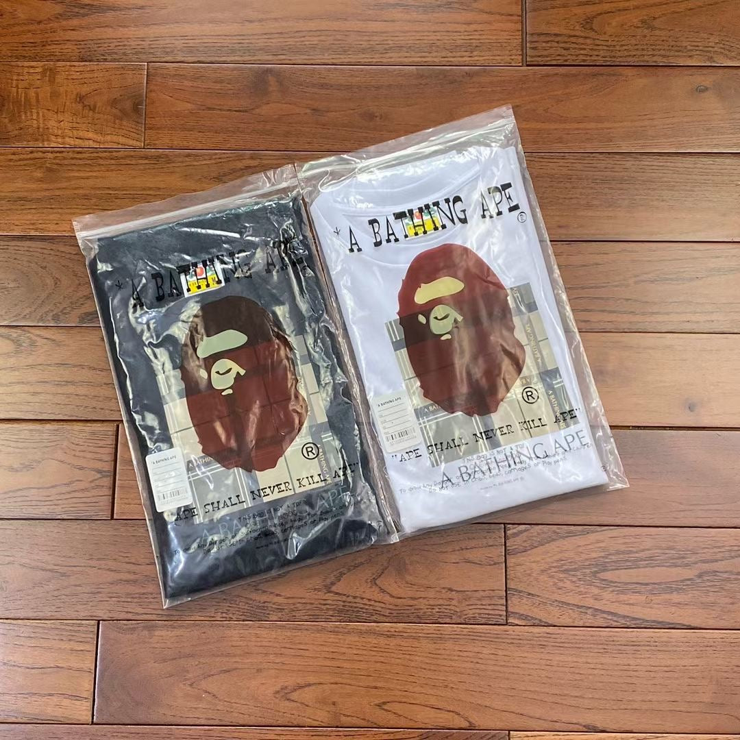 A bathing ape 格仔tee