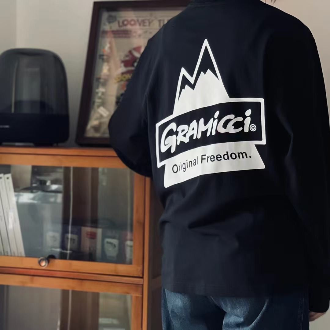 Gramicci 長袖logo tee