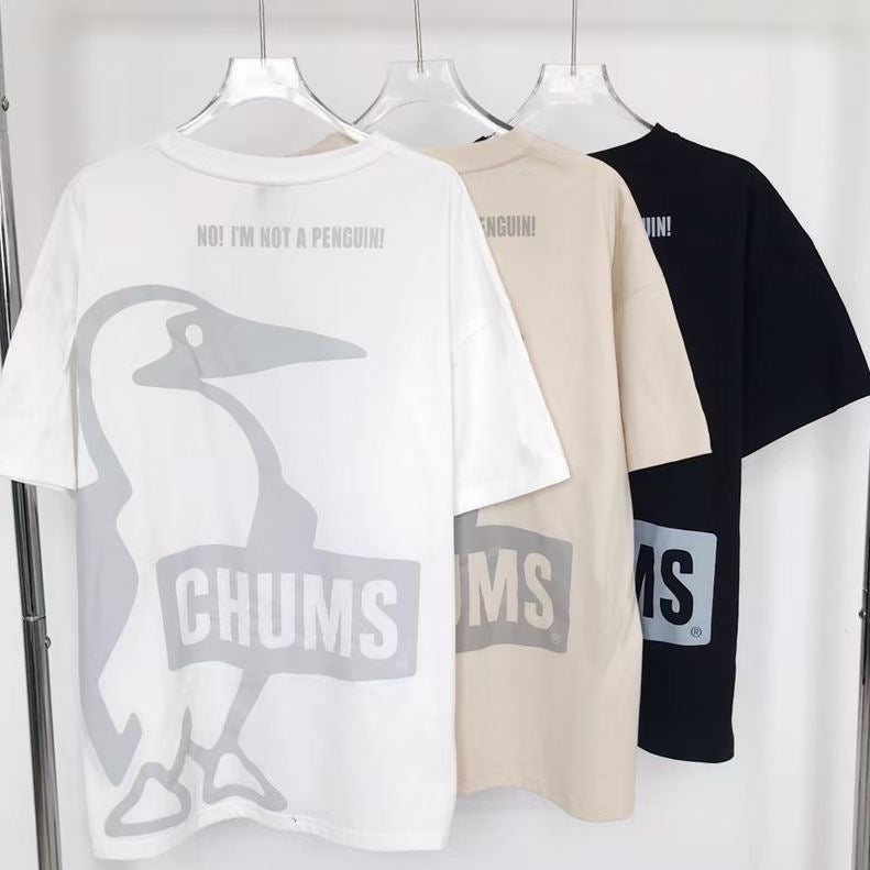 Chums闊身大logo tee