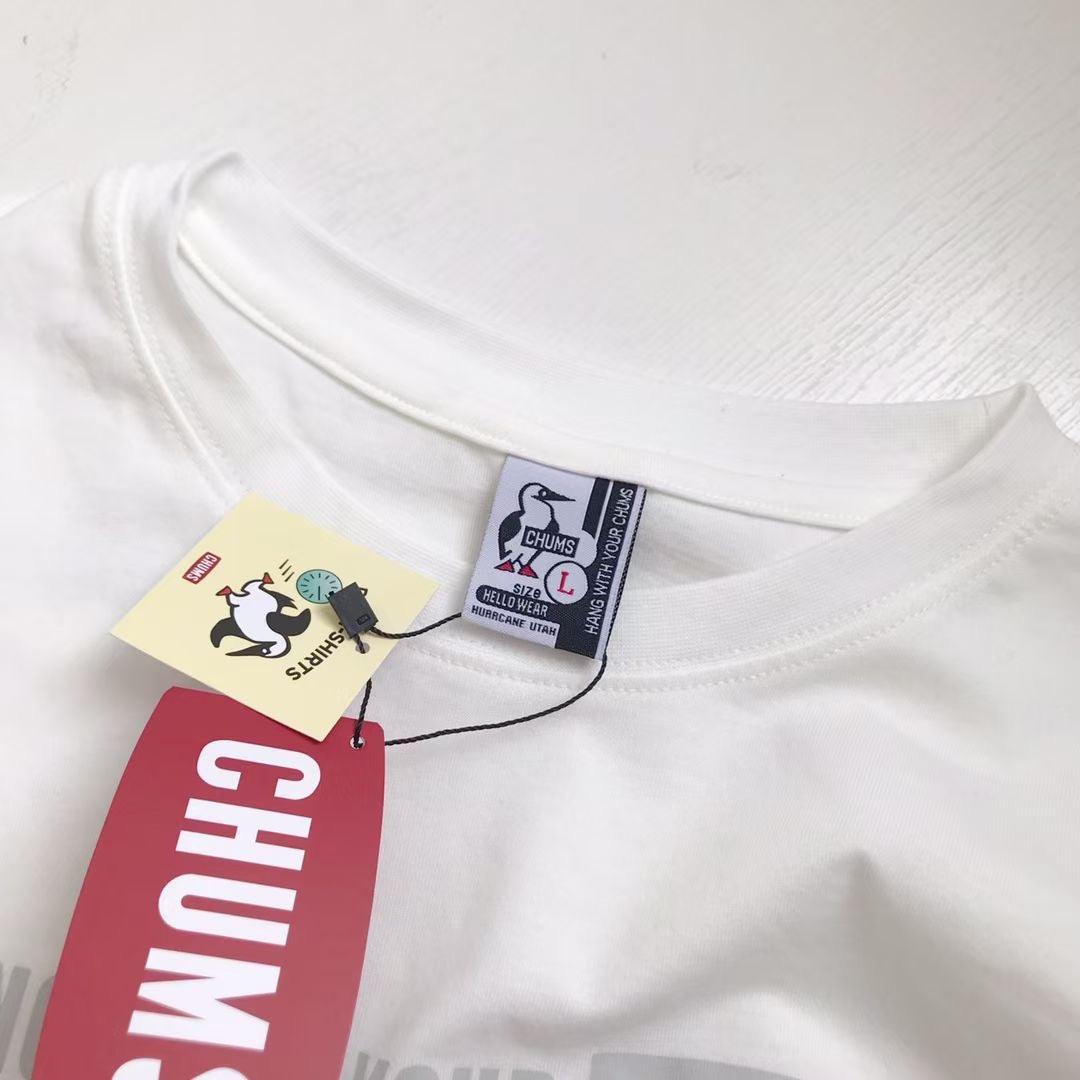 Chums闊身大logo tee
