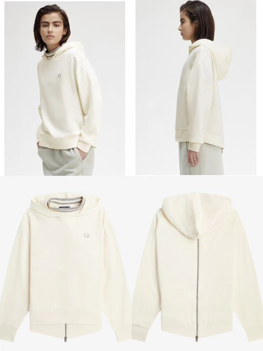Fred perry拉鏈hoodies