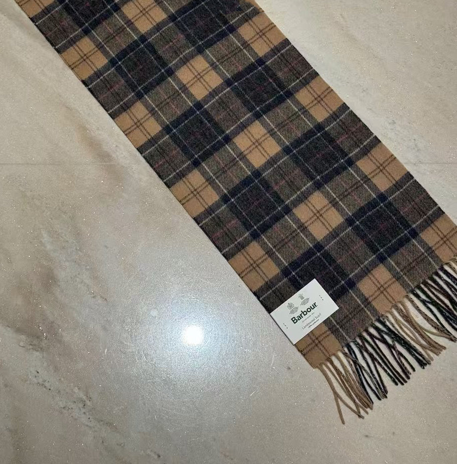 Barbour 格仔頸巾