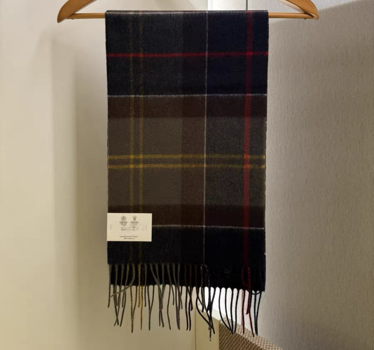 Barbour 格仔頸巾