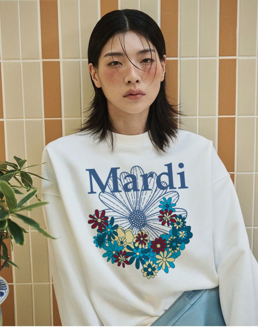Mardi flower 衛衣