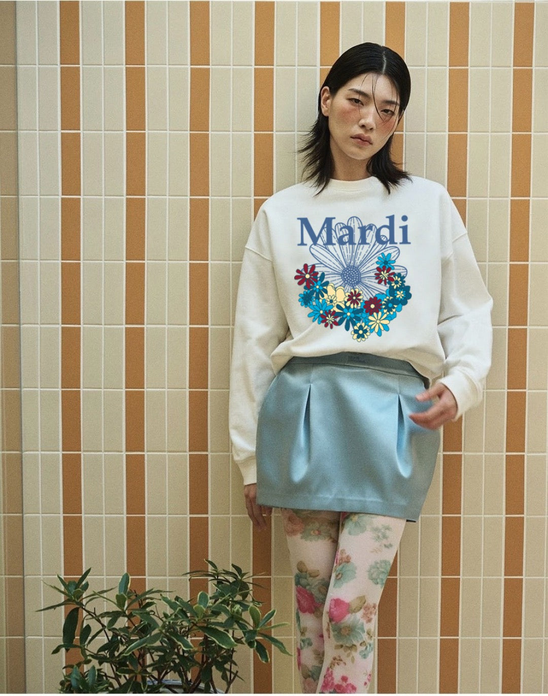 Mardi flower 衛衣