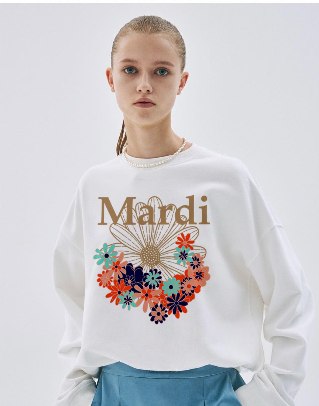 Mardi flower 衛衣