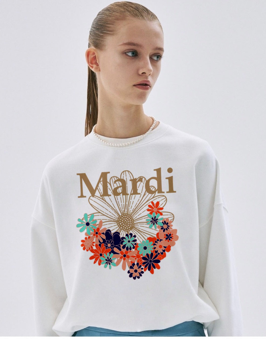 Mardi flower 衛衣