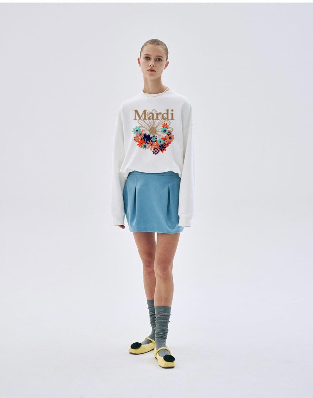 Mardi flower 衛衣
